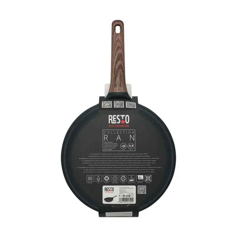 Сковородка Resto Ran Black 26см (93910)
