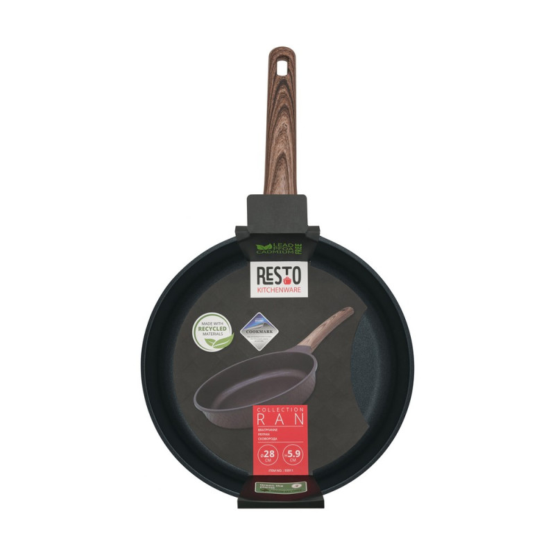 Сковородка Resto Ran Black 28см (93911)