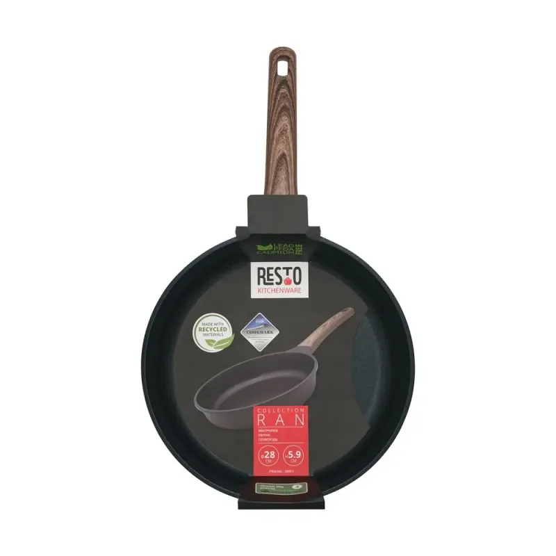 Сковородка Resto Ran Black 28см (93911)