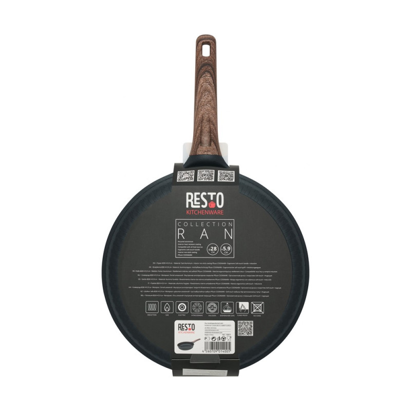 Сковородка Resto Ran Black 28см (93911)