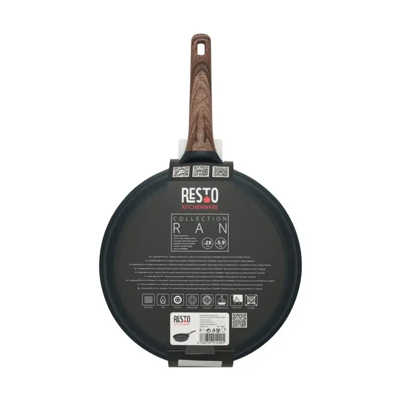 Сковородка Resto Ran Black 28см (93911)
