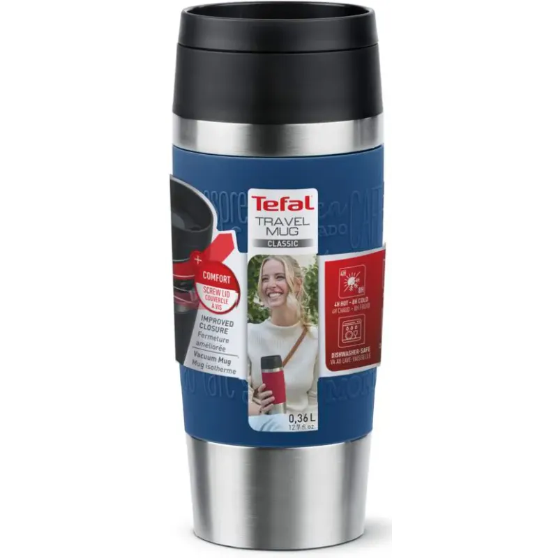 Термос Tefal Travel Mug Classic 0.36 л Синій (N2020310)