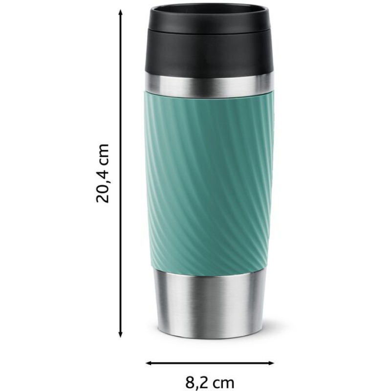 Термос Tefal Travel Mug Classic Twist 0.36 л Зелений (N2024310)