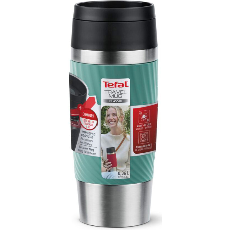 Термос Tefal Travel Mug Classic Twist 0.36 л Зелений (N2024310)