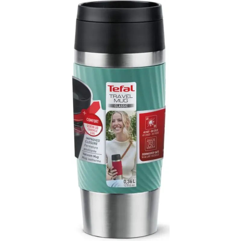 Термос Tefal Travel Mug Classic Twist 0.36 л Зелений (N2024310)