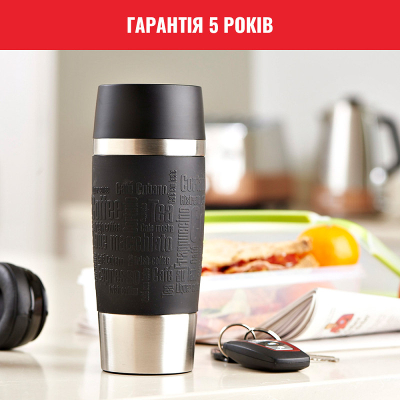 Термос Tefal Travel Mug Classic 0.36 л Чорний (N2020210)