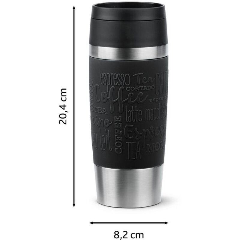 Термос Tefal Travel Mug Classic 0.36 л Чорний (N2020210)