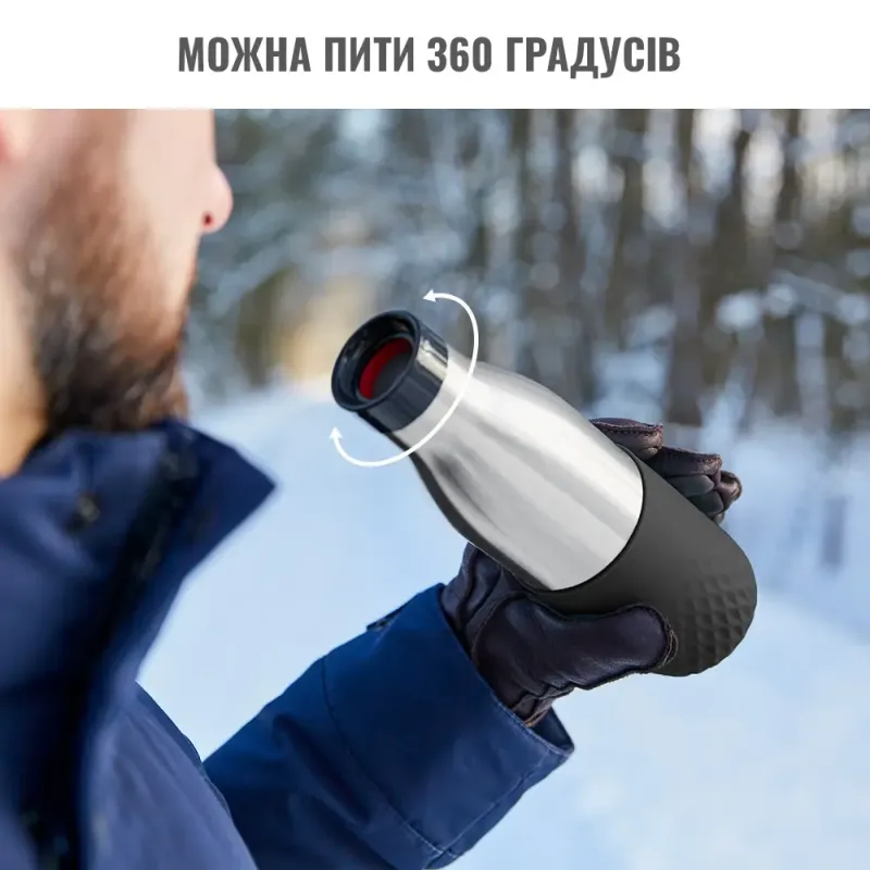 Термос Tefal Bludrop soft touch 500 мл Графит (N3110510)
