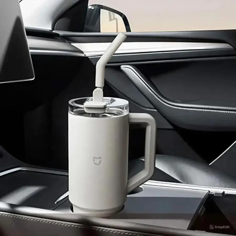 Термос Xiaomi Straw Mug 1л White (BHR9540GL)