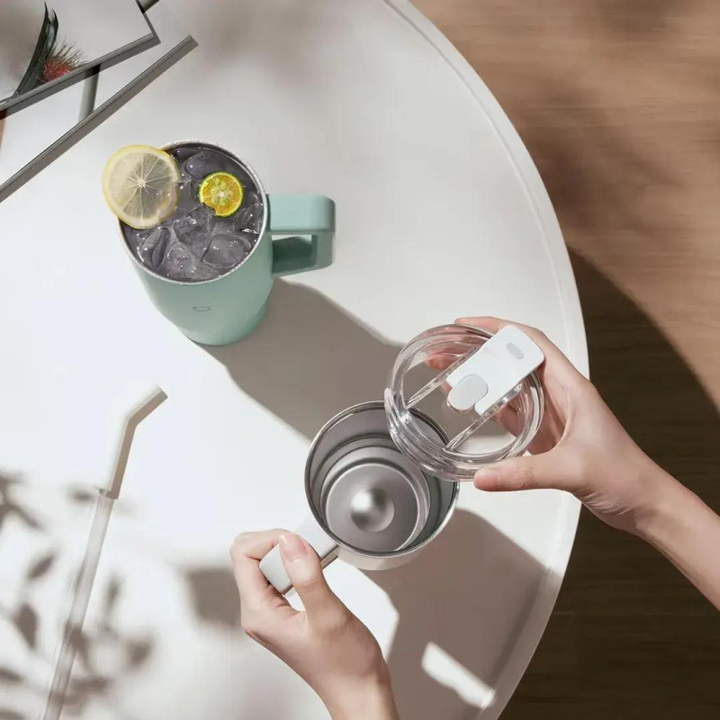 Термос Xiaomi Straw Mug 1л White (BHR9540GL)
