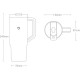 Термос Xiaomi Straw Mug 1л White (BHR9540GL)