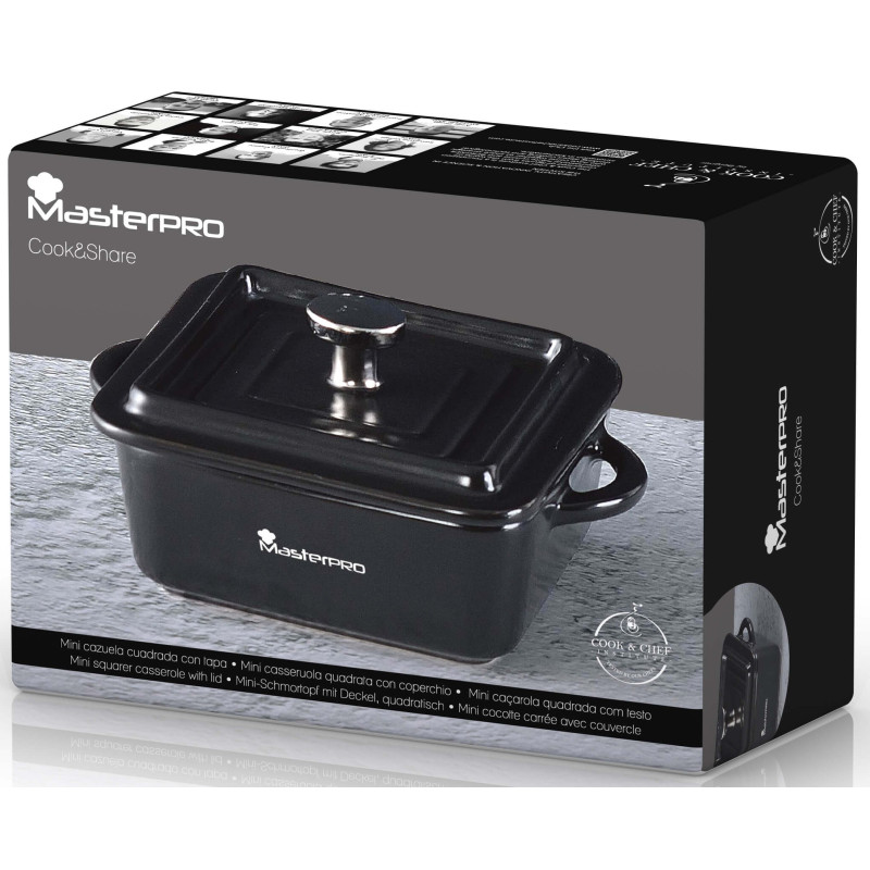 MasterPro Foodies cook & share, 13.5X10.6 см, квадратна (BGMP-10202)