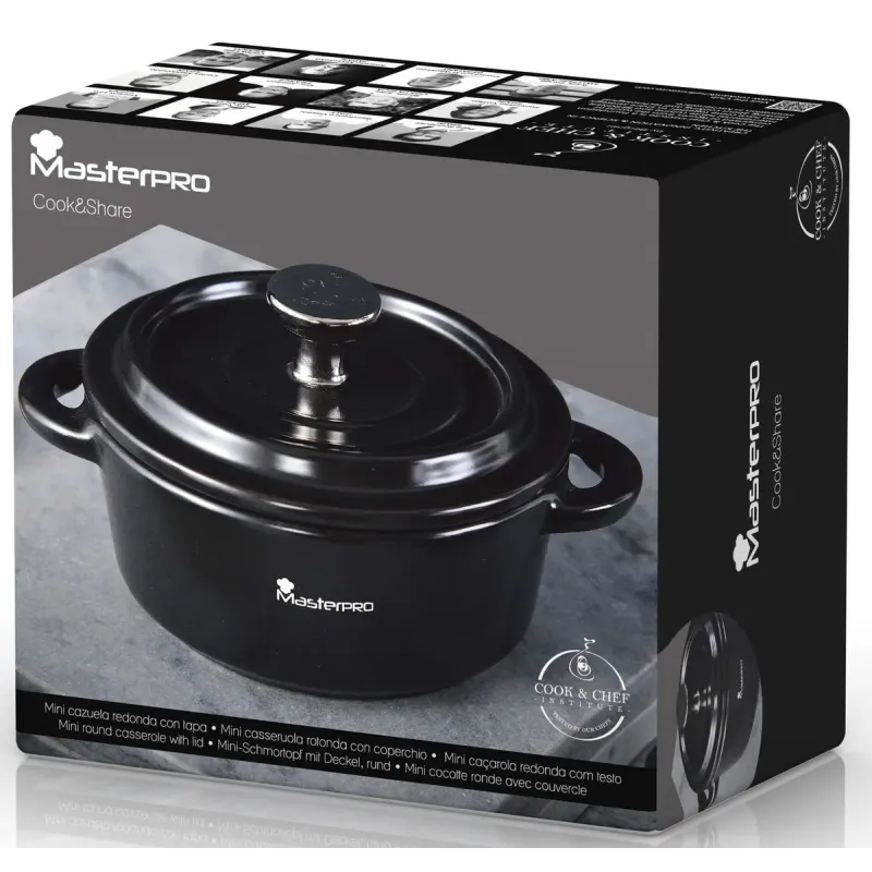 Посуд для запікання MasterPro Foodies cook & share, 12.9X9.8 см, кругла (BGMP-10204)