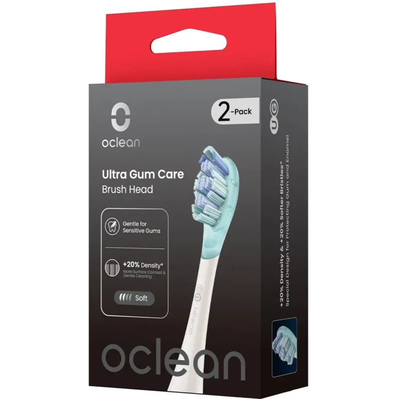 Насадка для зубной электрощетки Oclean Ultra Gum Care White UG03 2 шт (6970810557008)