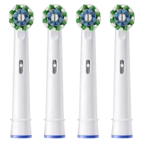 Насадка для зубної електрощітки Oral-B EB50RX Pro Cross Action White 4 шт.