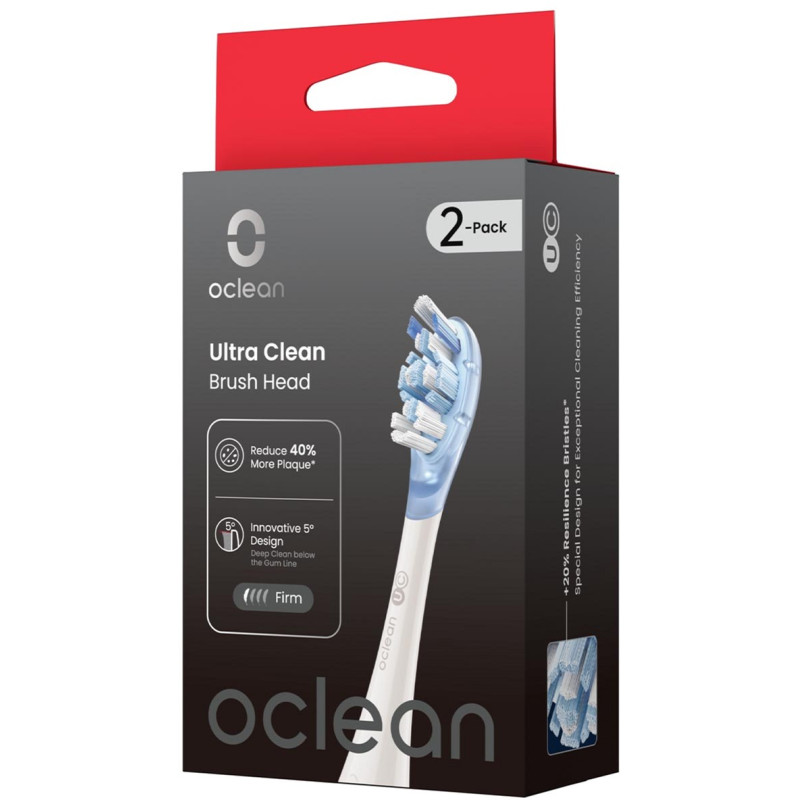 Насадка для зубної електрощітки Oclean Ultra White Clean UC03 2 шт. (6970810556988)