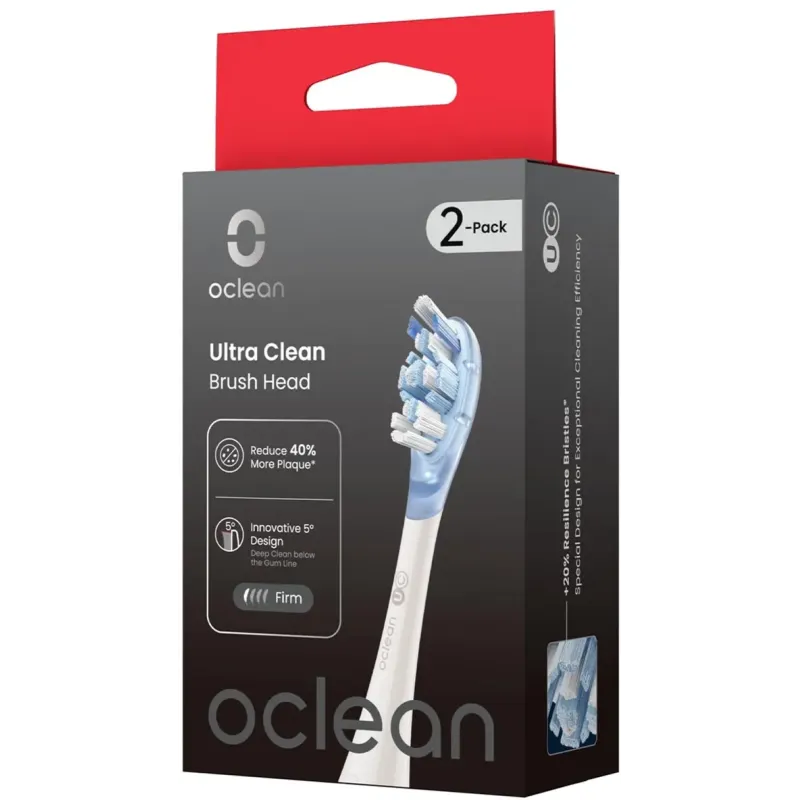 Насадка для зубной электрощетки Oclean Ultra White Clean UC03 2 шт. (6970810556988)