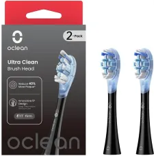 Насадка для зубной электрощетки Oclean UW03 Ultra White Black 2pcs (6970810556995)