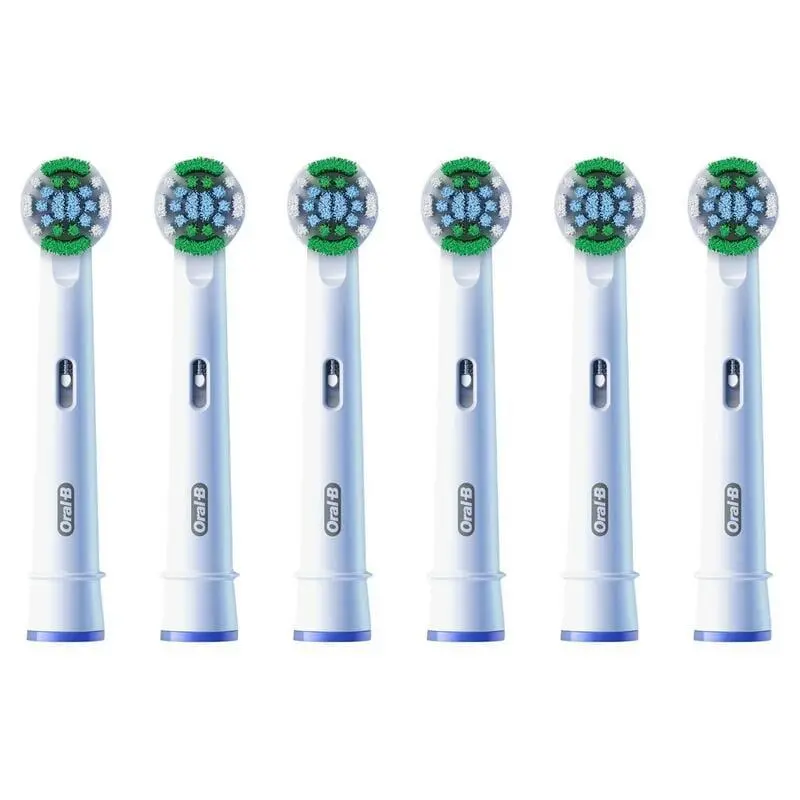 Насадка для зубної електрощітки Oral-B EB50RX Pro Cross Action White 6 шт.