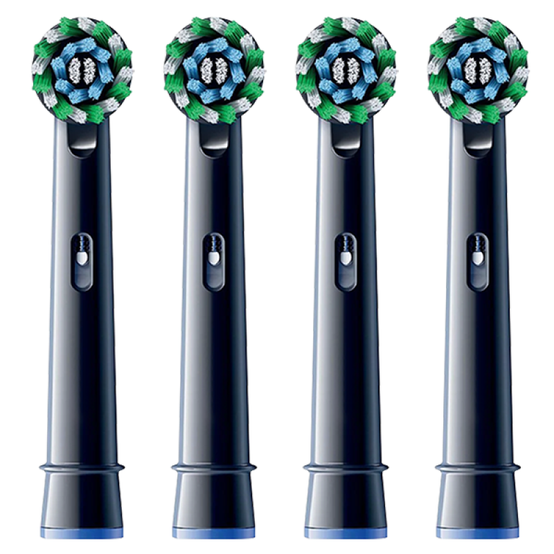 Насадка для зубної електрощітки Oral-B EB50BRX Pro Cross Action Black 4 шт.