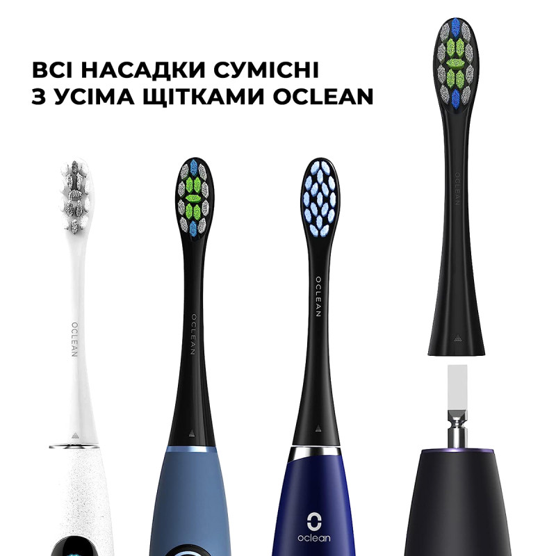 Oclean Toothbrush Head for One/SE/Air/X/F1 Sky Blue 2pcs PW07 (6970810551440)