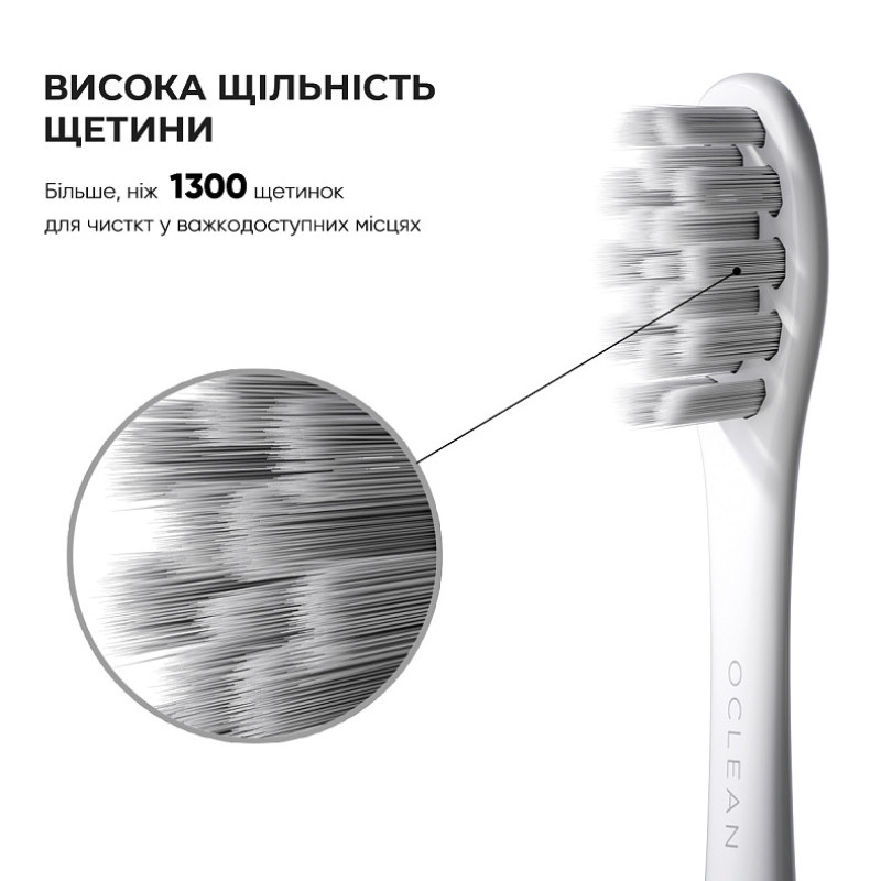 Насадка для зубної електрощітки Oclean Gum Care Brush Head White P1S12 W06 (6970810552263)