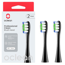 Oclean Brush Head Professional Clean 2-pack Black (6970810553857)