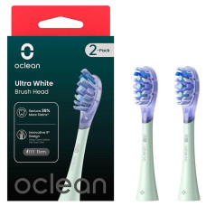 Oclean Brush Head Ultra White 2-pack Green (6970810553529)