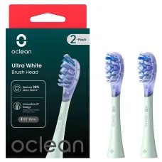 Насадка для зубной электрощетки Oclean Brush Head Ultra White 2-pack Green (6970810553529)