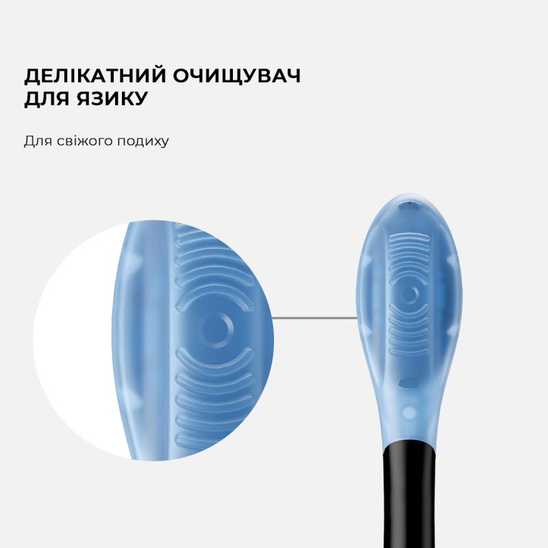 Насадка для зубной электрощетки Oclean Brush Head Ultra Clean 2-pack Black (6970810553543)