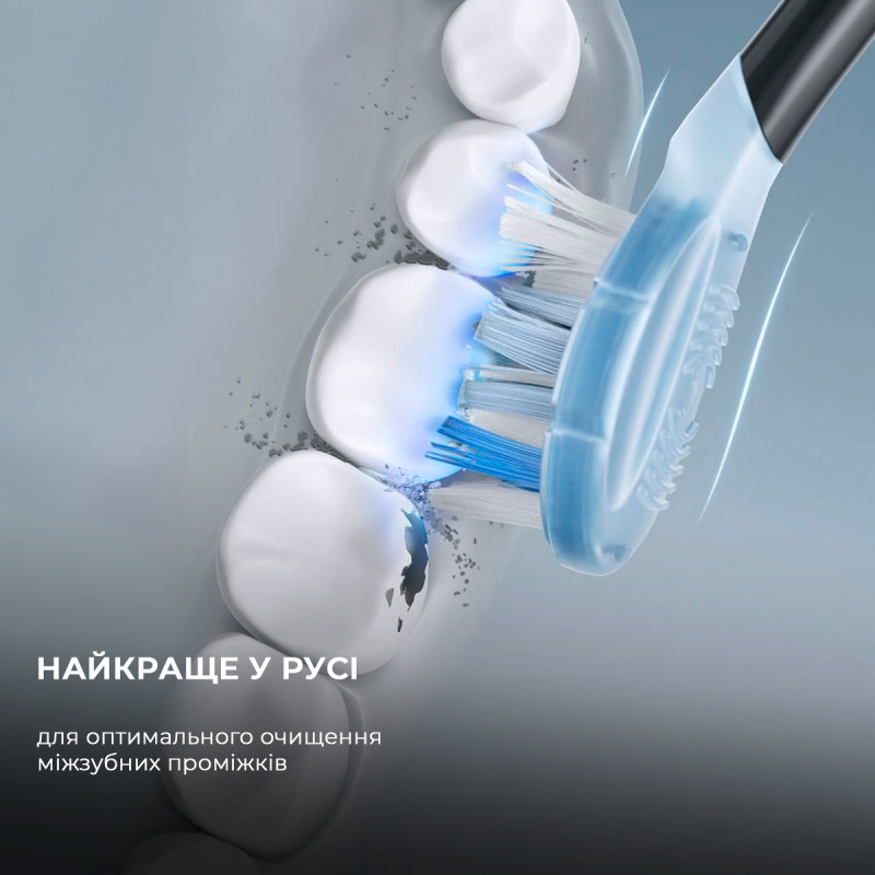 Насадка для зубной электрощетки Oclean Brush Head Ultra Clean 2-pack Black (6970810553543)