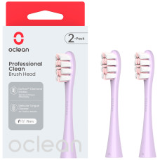 Насадка для зубної електрощітки Oclean Brush Head Professional Clean 2-pack Purple (6970810554151)