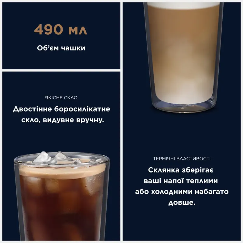 Delonghi DRINKS 2 шт. 490 мл (DLSC319)