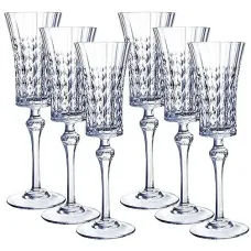 Cristal D’Arques Набор бокалов для шампанского Lady Diamond 150 мл x 6 шт (L9742)