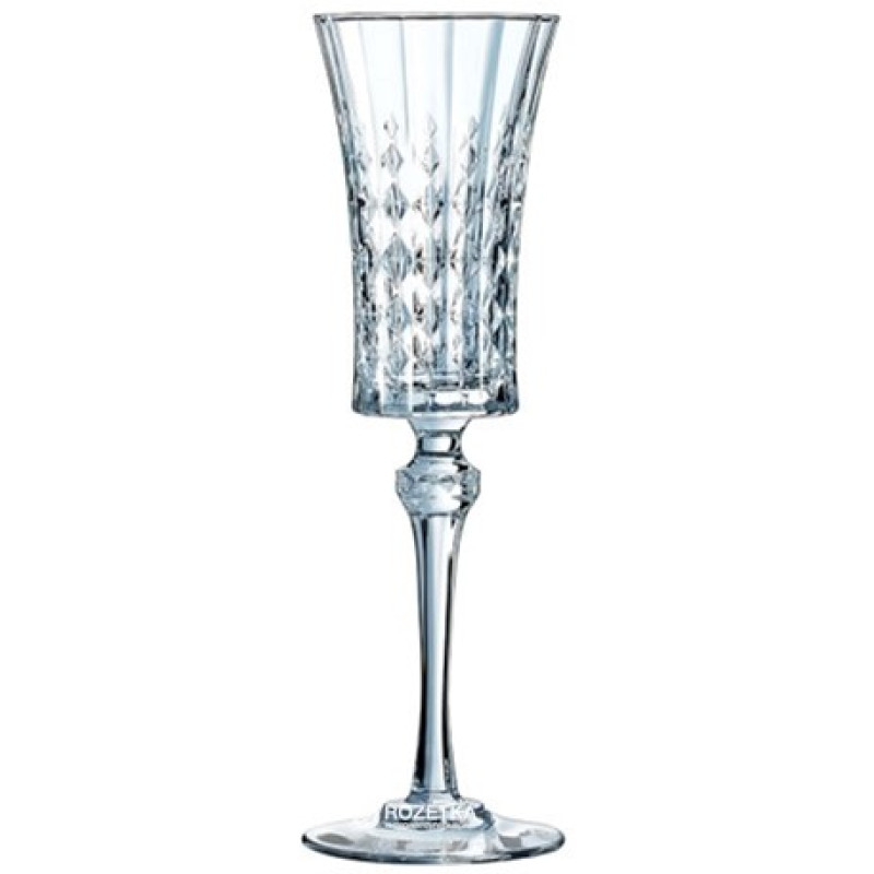 Cristal D’Arques Набор бокалов для шампанского Lady Diamond 150 мл x 6 шт (L9742)