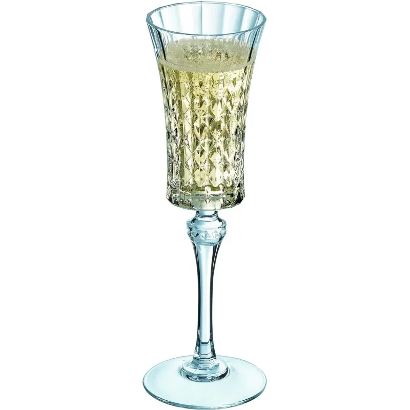 Cristal D’Arques Набор бокалов для шампанского Lady Diamond 150 мл x 6 шт (L9742)
