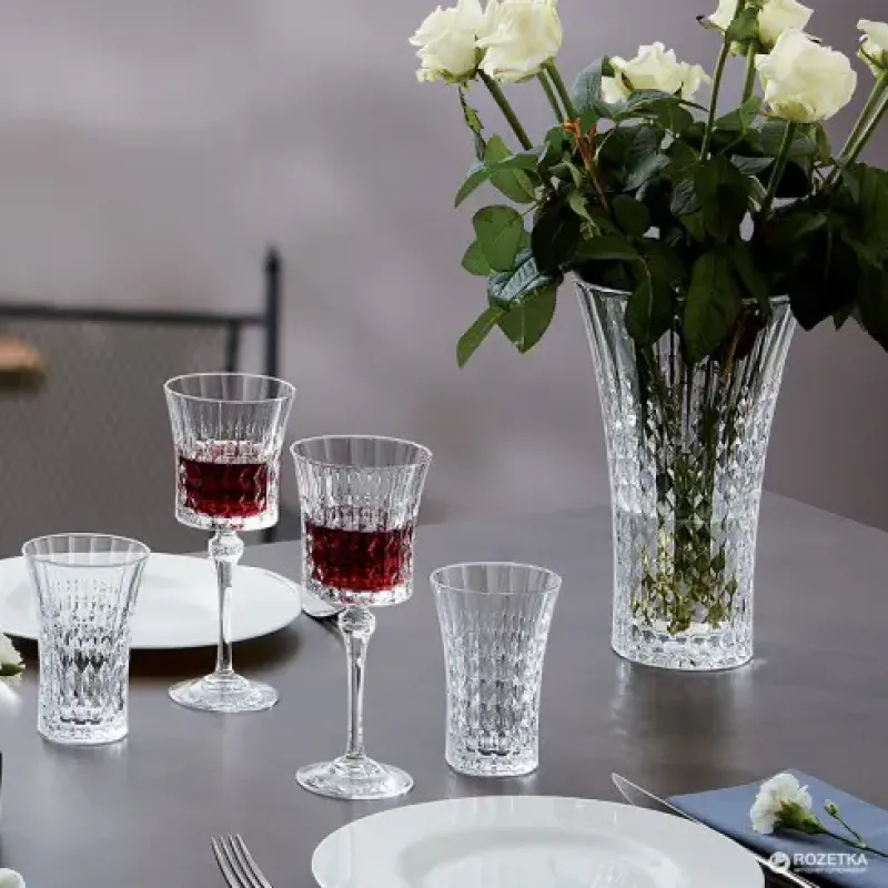 Cristal D’Arques Набор низких стаканов Lady Diamond 6 шт х 270 мл (L9747)