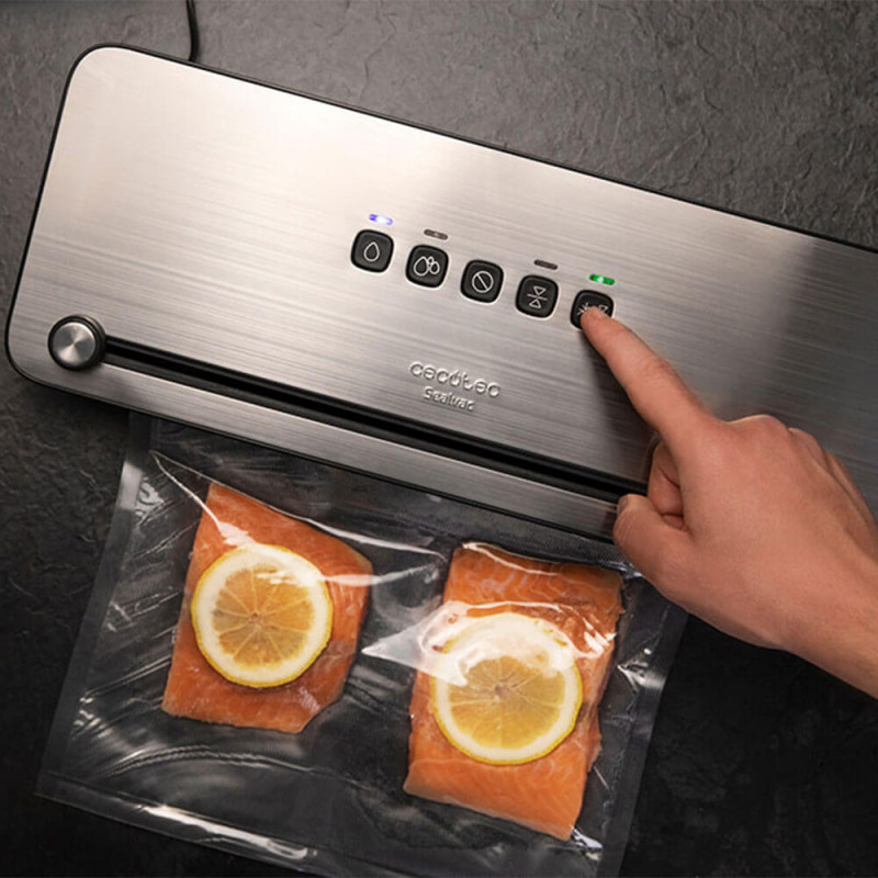 Вакуумний пакувальник Cecotec SealVac 140 SteelCut CCTC-04258 (8435484042581)