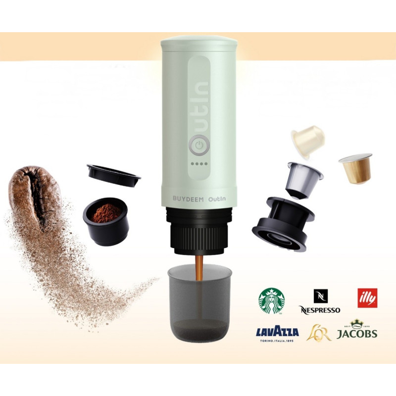 Кофеварка BUYDEEM Nano Espresso Machine OTEM-01 Cozy Greenish (OTEM-01-CG)
