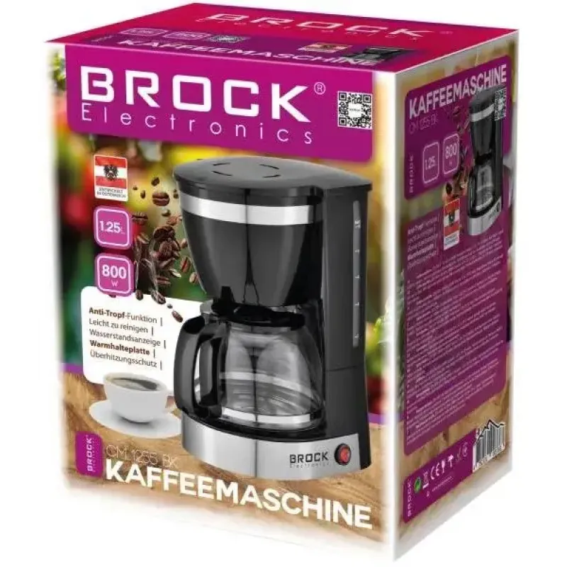 Кофеварка BROCK CM 1255 BK