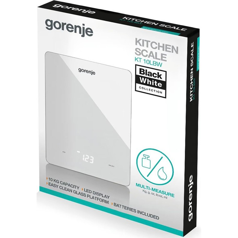 Ваги кухонні GORENJE KT 10 LBW