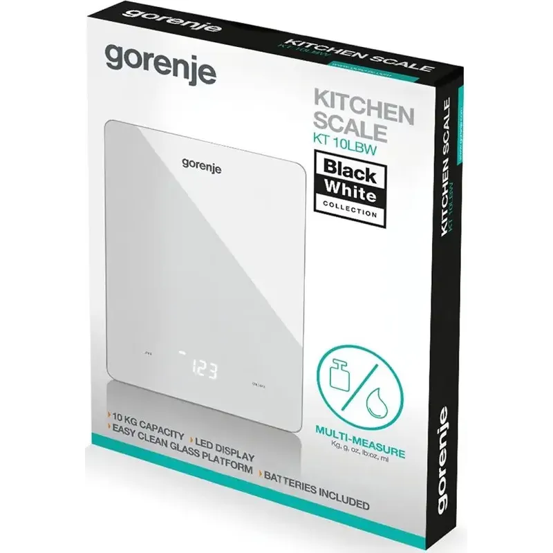 Ваги кухонні GORENJE KT 10 LBW