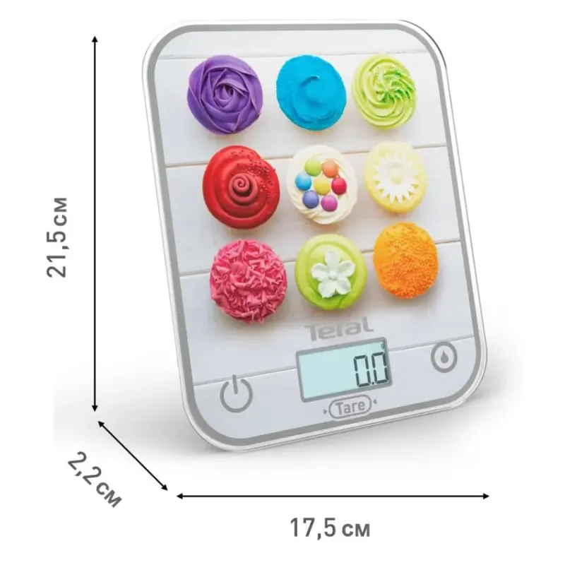 Весы кухонные TEFAL BC50D4V0 Optiss Cake Pops