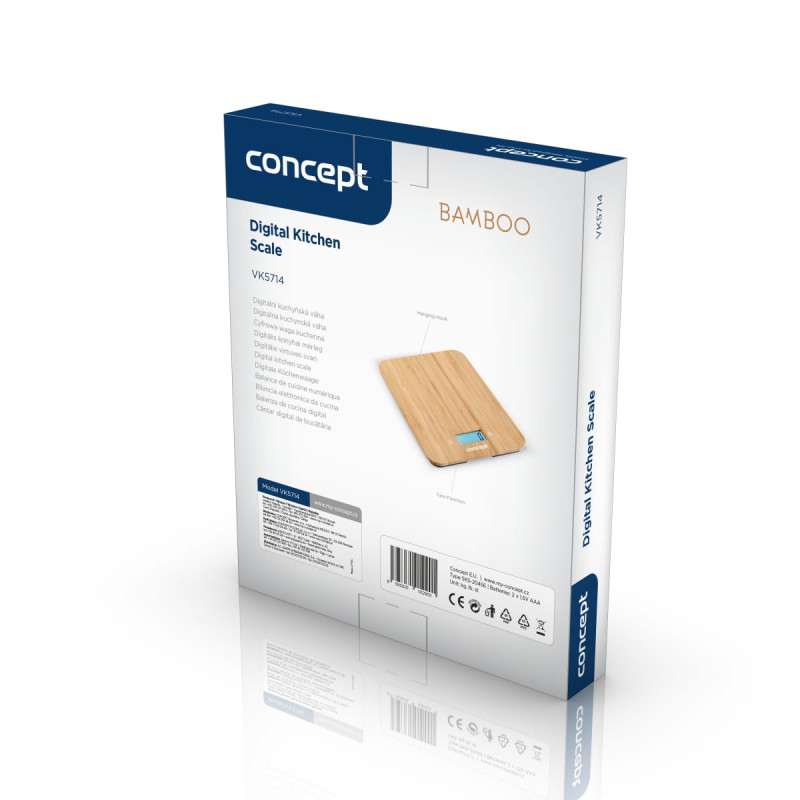 Ваги кухонні Concept BAMBOO (VK5714)