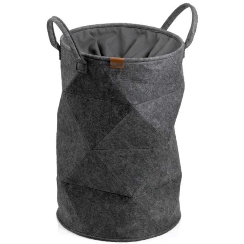 Корзина для білизни KELA Fay, темно-сіра, 50х33см (24491)