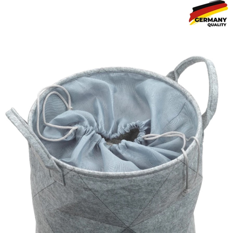 Корзина для білизни KELA Fay, темно-сіра, 50х33см (24491)