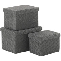 Набір кошиків KELA Rimossa, сірий, 3 штуки (31280)