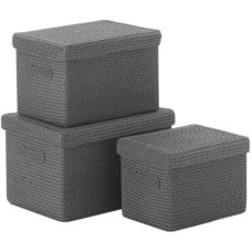 Набір кошиків KELA Rimossa, сірий, 3 штуки (31280)