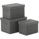 Набір кошиків KELA Rimossa, сірий, 3 штуки (31280)