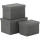 Набір кошиків KELA Rimossa, сірий, 3 штуки (31280)